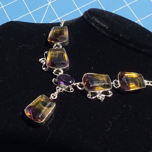 Ametrine Jewelry - 925 Sterling Silver Ametrine Spectacular NWOT